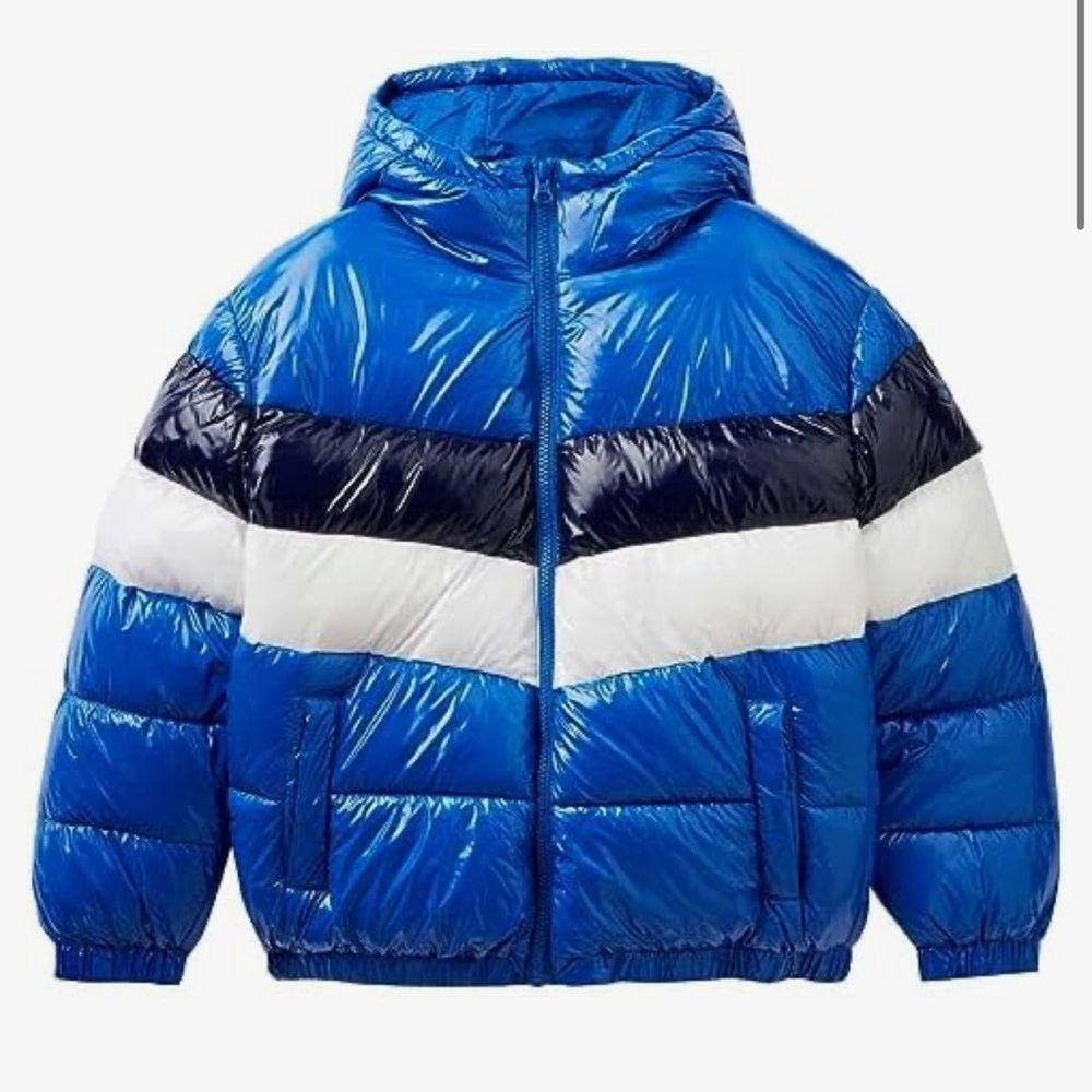United Colors Of Benetton Rain Defender Puff Jacket Boys Jacket Size Small NWT